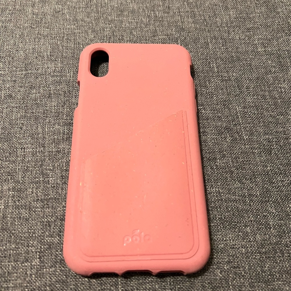 Pela pink wallet iPhone XR case